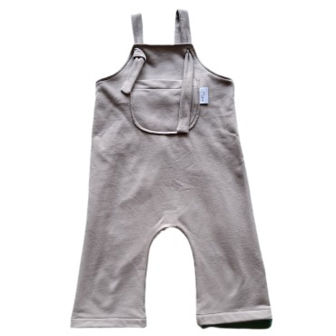 SALOPETTE UNISEX IN COTONE LEGGERMENTE FELPATO